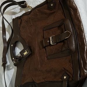 Beautiful Soft Brown Leather L.A.M.B Bag